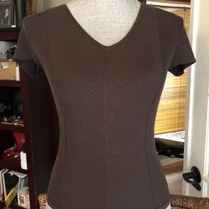 Ann Taylor Petite - Short Sleeve Silk Pullover